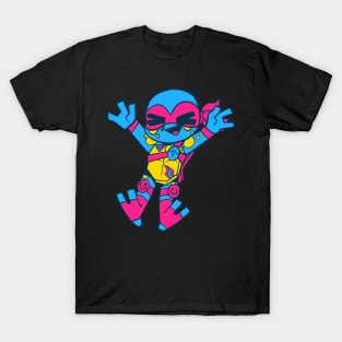 Mikey Pansexual Flag ROTTMNT T-Shirt